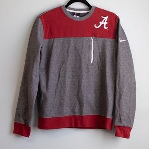 Nike Gray and Red Sweatshirt